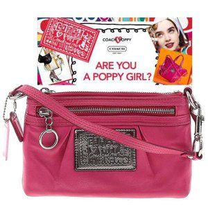 Coach Poppy Pink Leather Bag